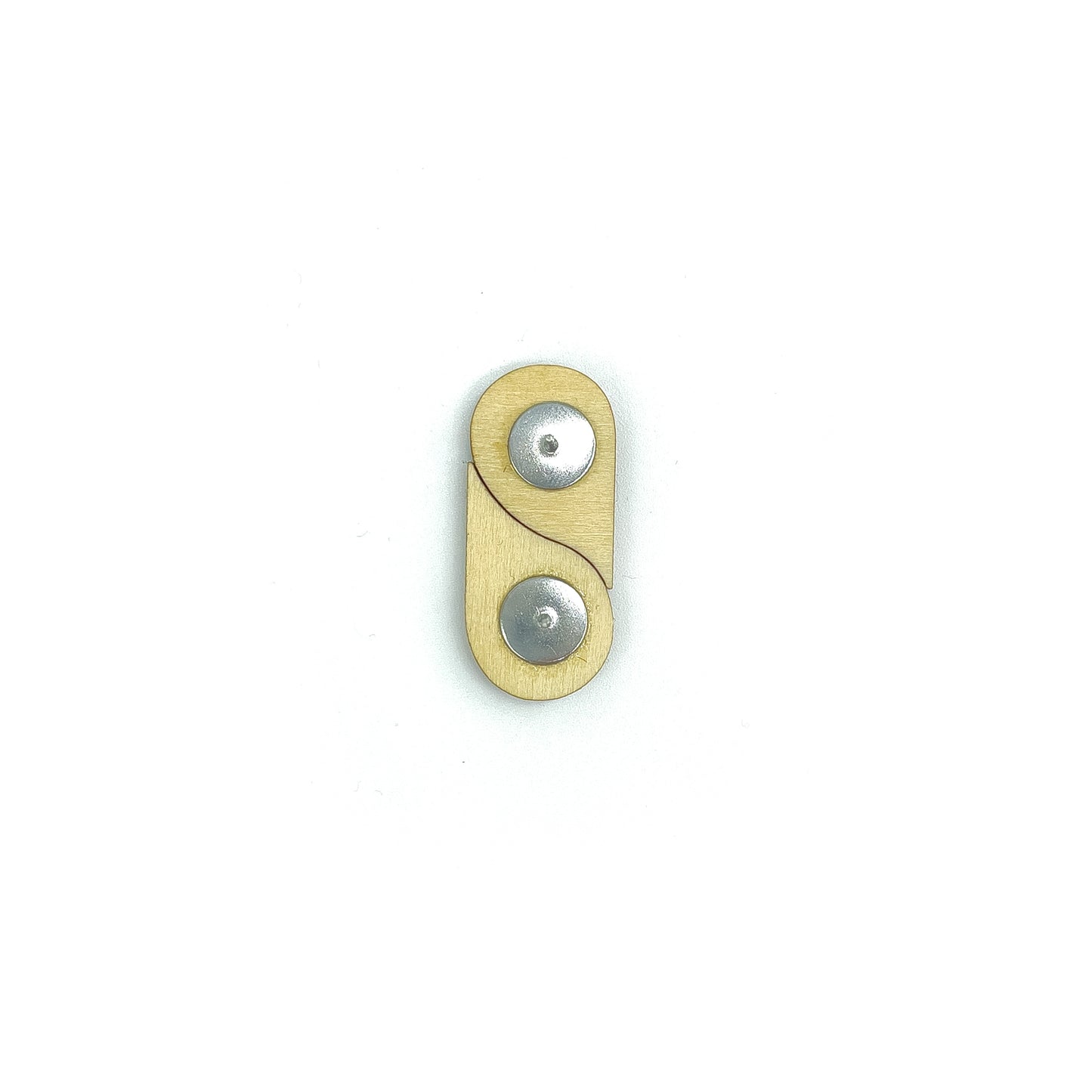 Pause Core Wooden Stud Earrings