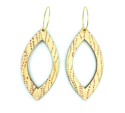 Radiance Leaf Statement Earrings