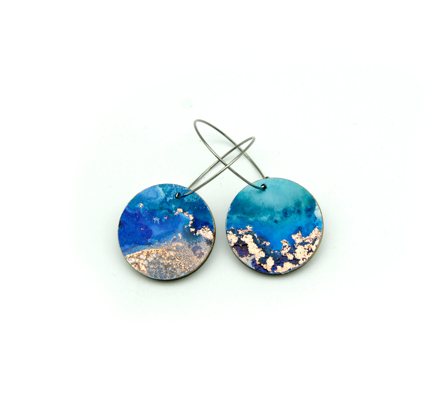 White Beauty #33 Small Original Earrings