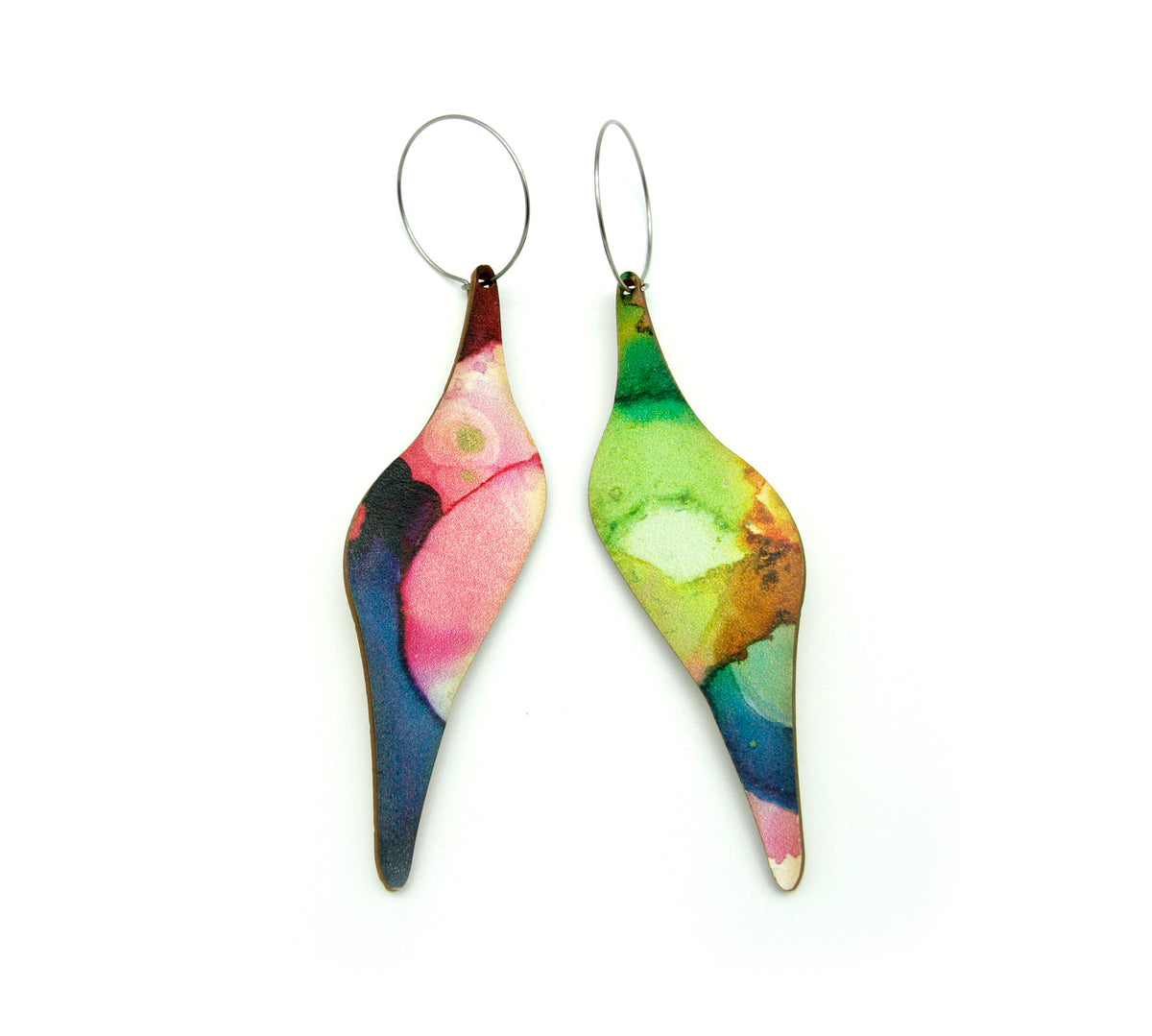 Wave Leaf earrings