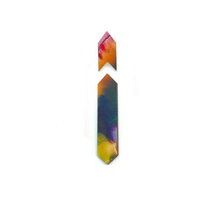 Arrow Core Wooden Stud Earrings