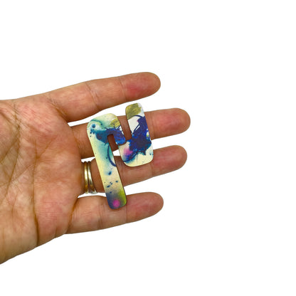 Link Core Wooden Stud Earrings