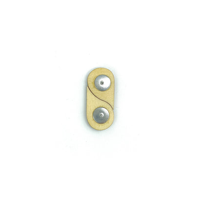 Pause Flow Wooden Stud Earrings