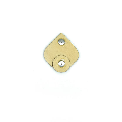Sync Flow Wooden Stud Earrings