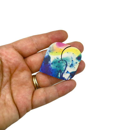 Sync Flow Wooden Stud Earrings