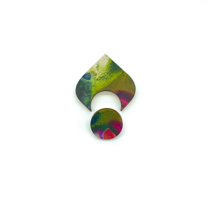 Sync Core Wooden Stud Earrings