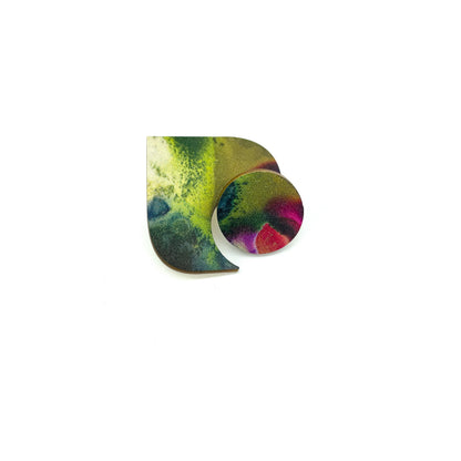 Sync Core Wooden Stud Earrings