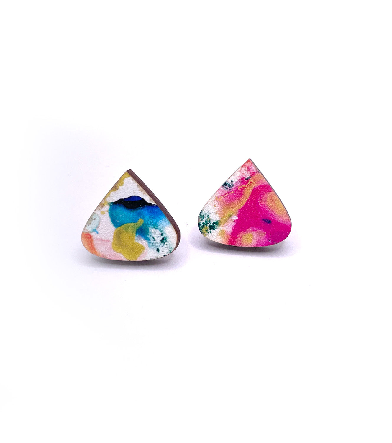 Droplet Stud Spring Earrings