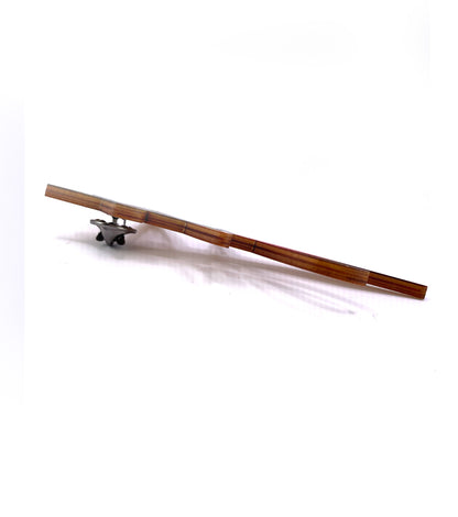 Long Core Wooden Brooch