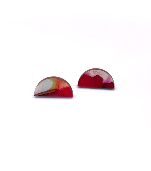 Moon Stud Delight Earrings