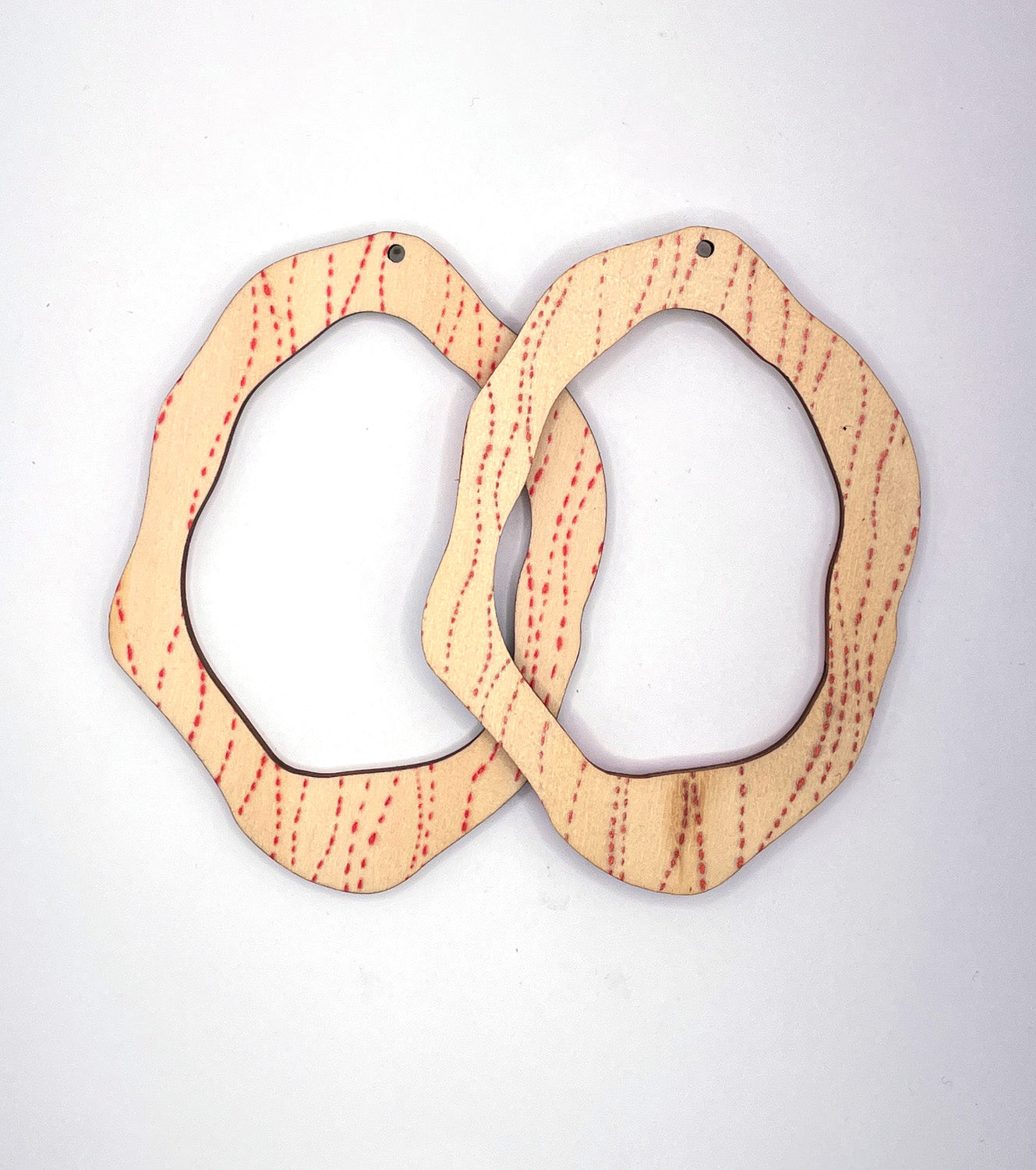 Rock Hollow Statement Spring Earrings