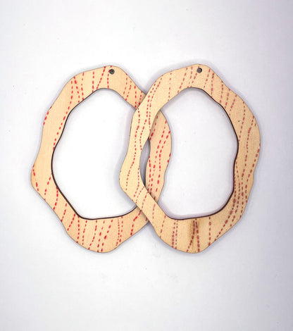 Rock Hollow Statement Spring Earrings