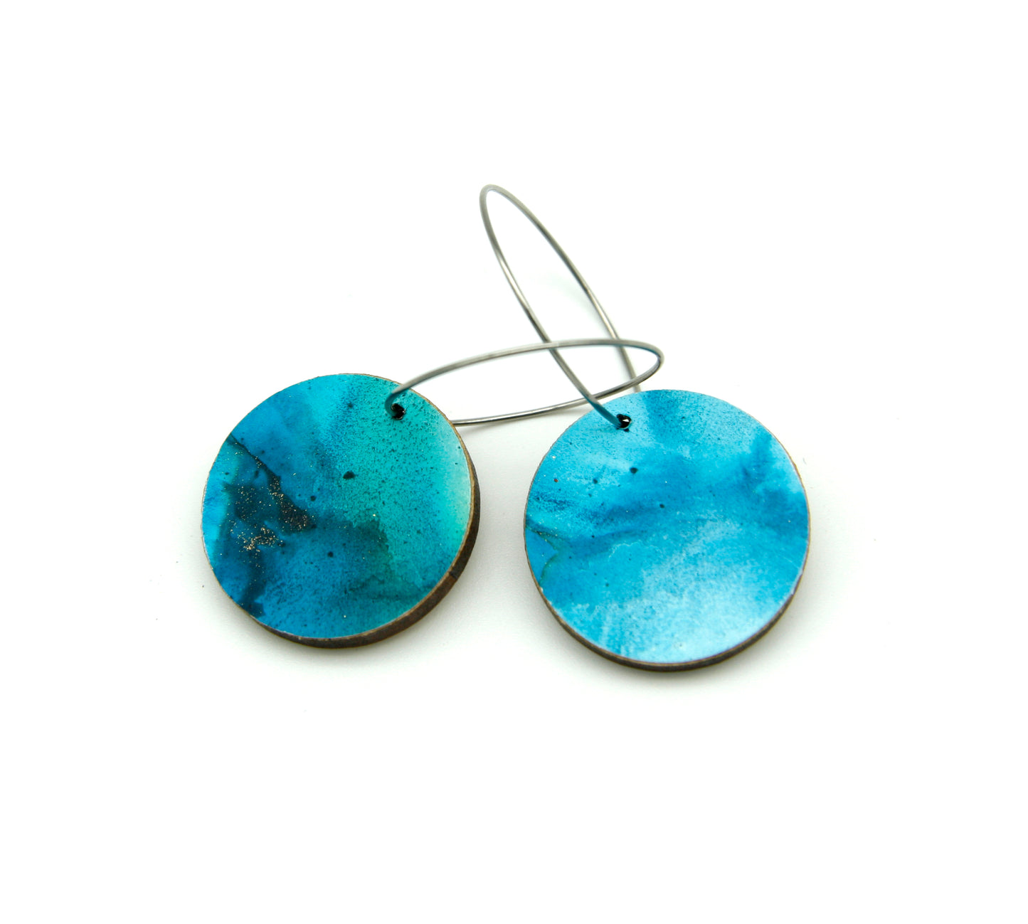 White Beauty #18 Small Original Earrings
