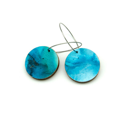 White Beauty #18 Small Original Earrings