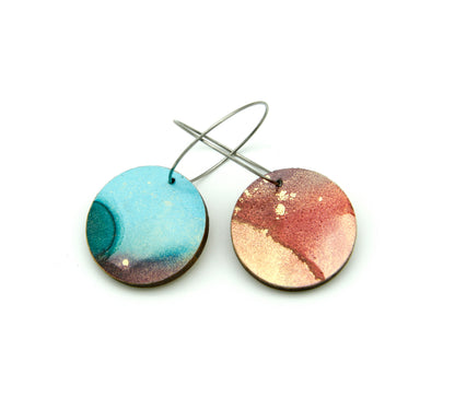 White Beauty #09 Small Original Earrings