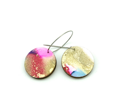 White Beauty #16 Small Original Earrings