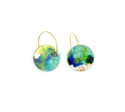 Wash Bullseye Earrings