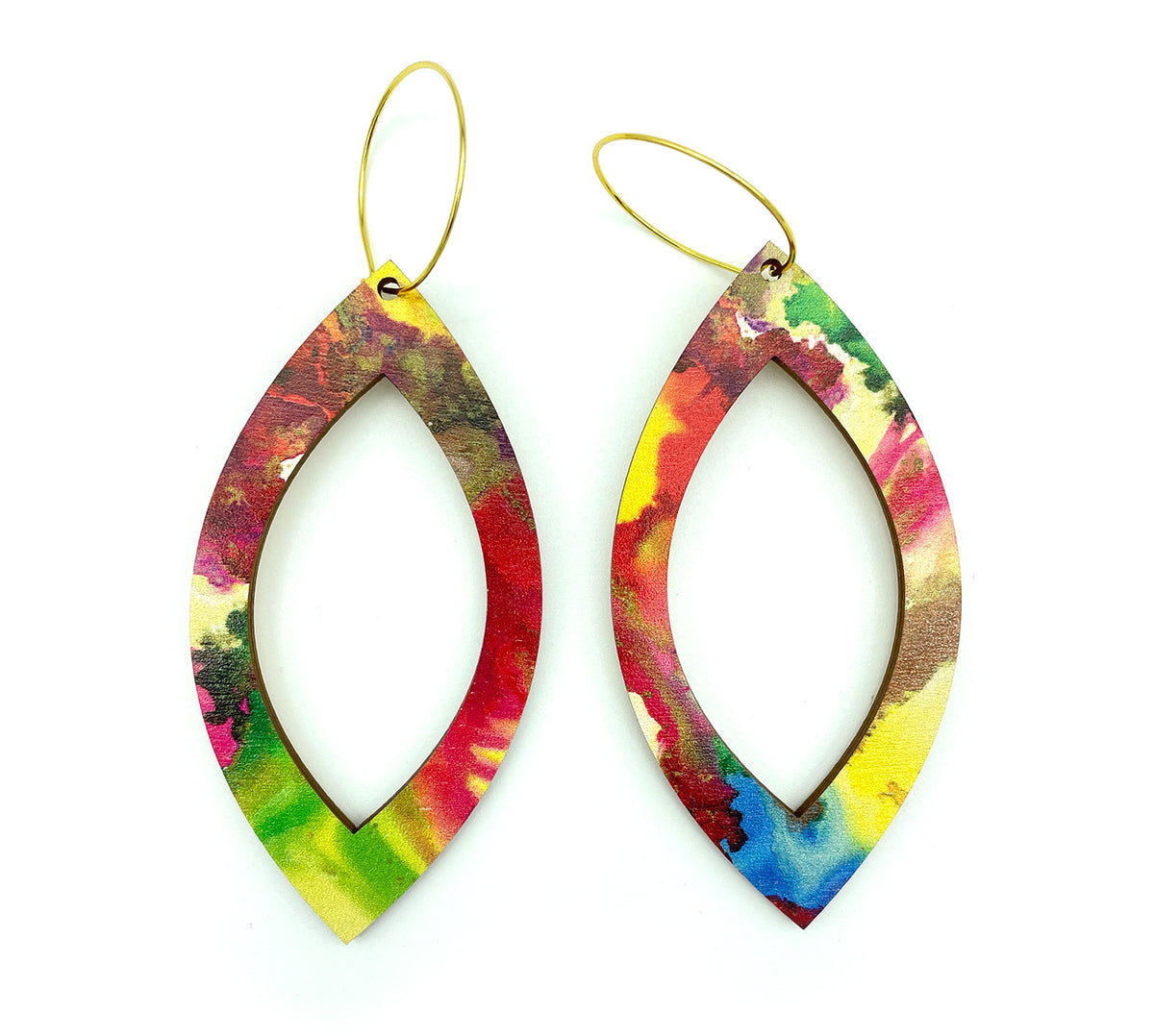 Leaf Statement Radiance Earrings