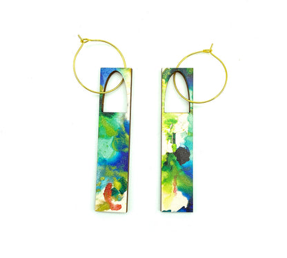 Wash Long Earrings