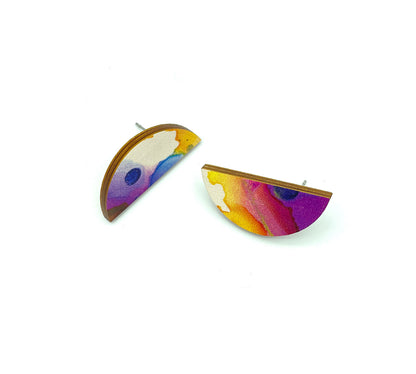 Stud Semi Dream Earrings