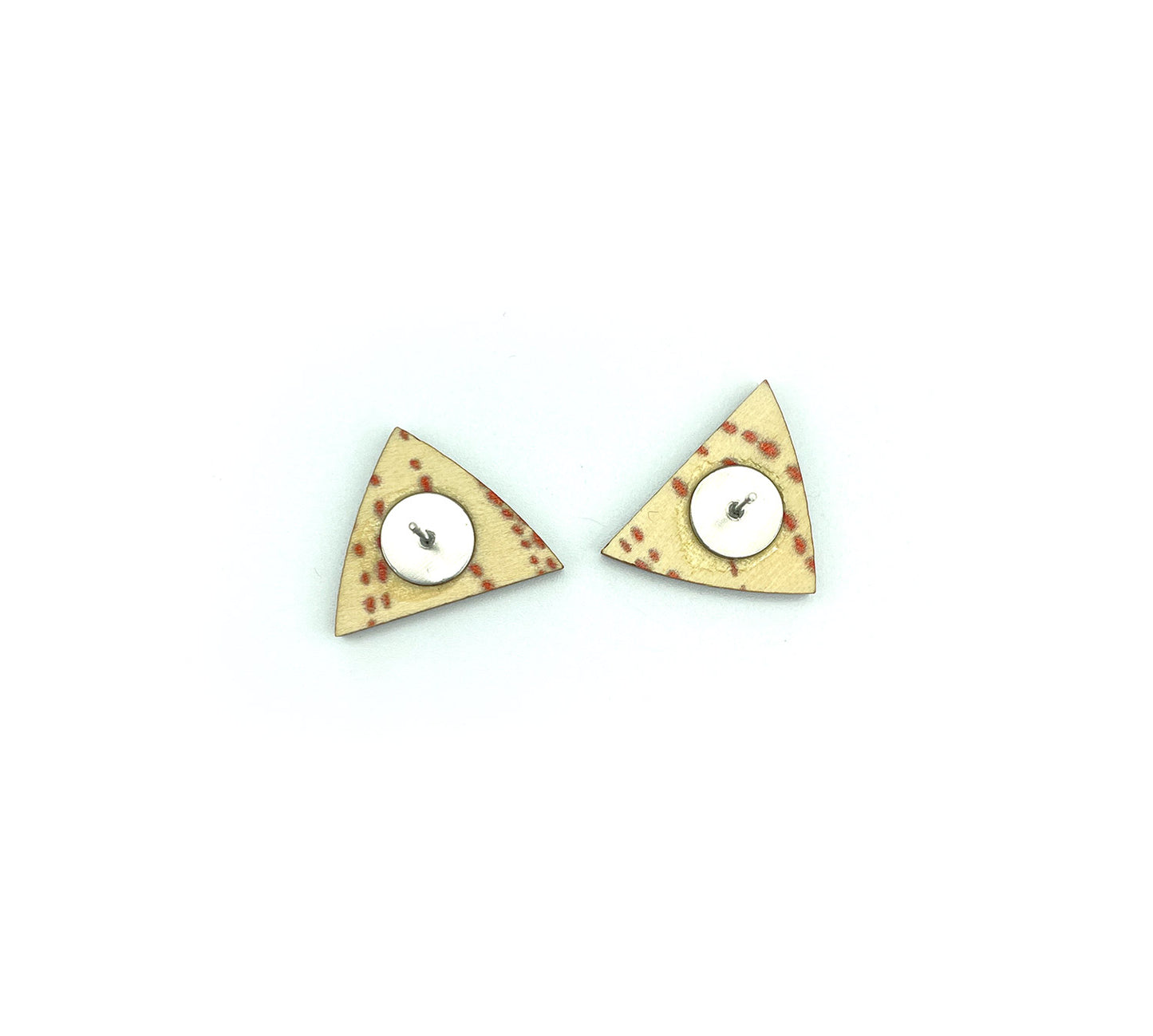 Night Stud Tri Earrings
