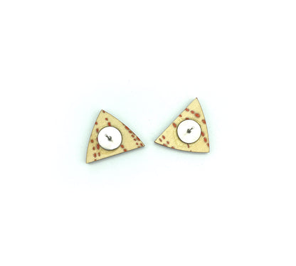 Night Stud Tri Earrings