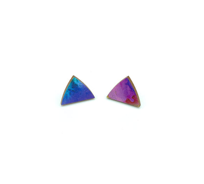 Dream Stud Tri Earrings