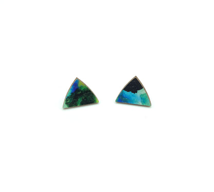 Stud Tri Wash Earrings