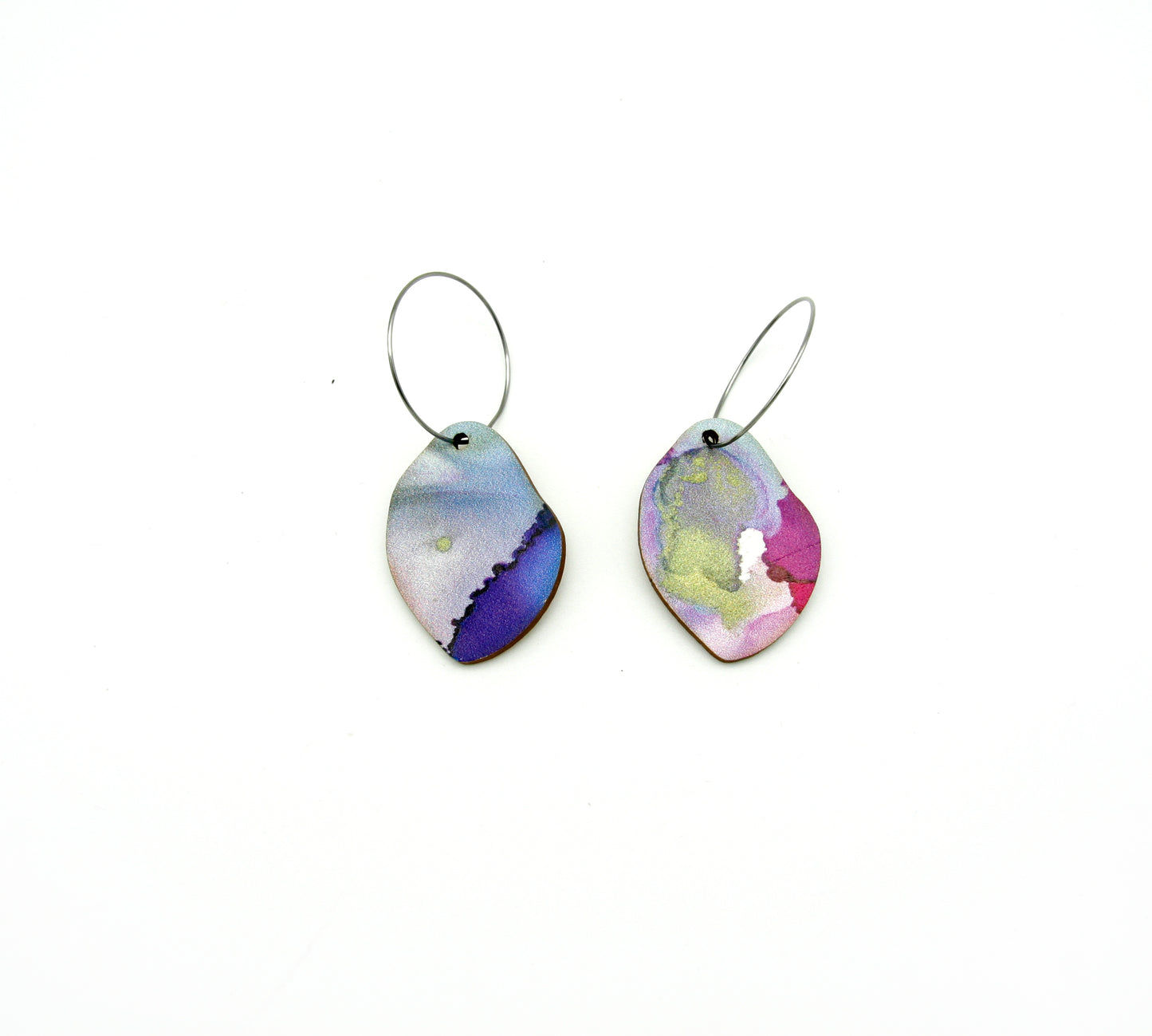 Rock Drop Heart earrings