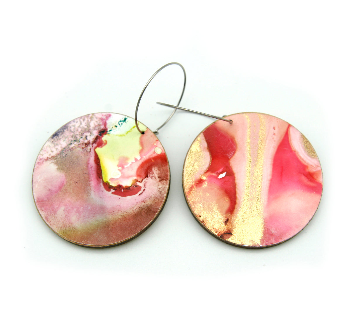 White Beauty #21 — One-of-a-Kind Original Earrings