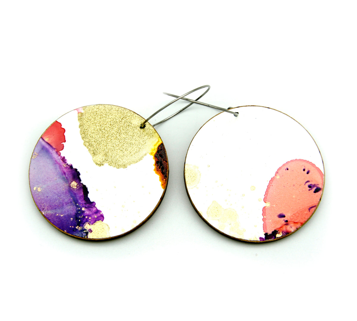 White Beauty #37 Large Original Earrings