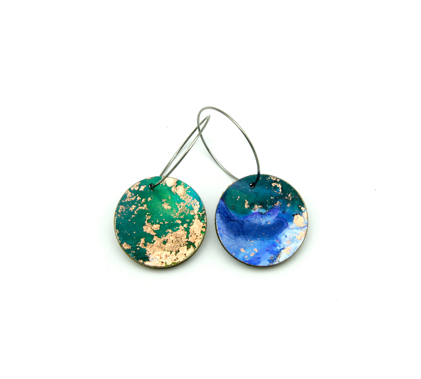 White Beauty #34 Small Original Earrings