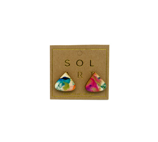 Spring Stud Droplet earrings