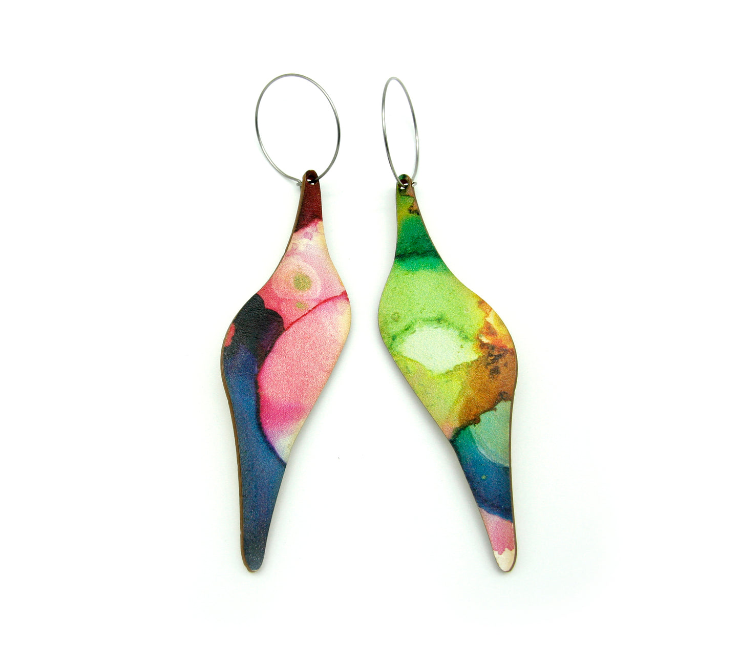 Wave Leaf earrings